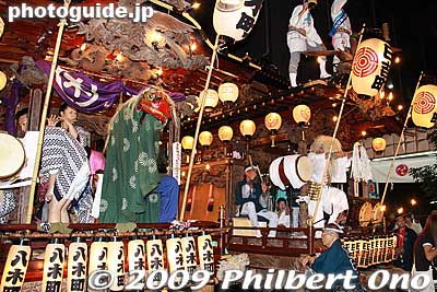 Shishimai lion dance, Hachioji Matsuri.
Keywords: tokyo hachioji matsuri8 festival floats 