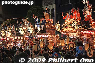 Very crowded at Hachioji Matsuri.
Keywords: tokyo hachioji matsuri8 festival floats 