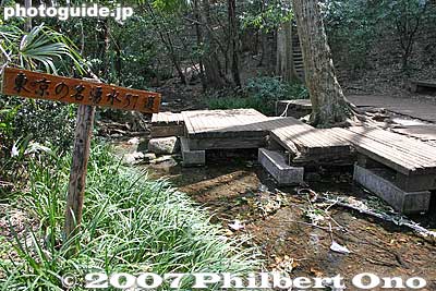 One of Tokyo's 57 Famous Natural Springs 竹林公園・東京の名湧水５７選
Keywords: tokyo higashikurume takebayashi bamboo grove forest water natural spring