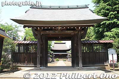 Shofukuji temple's Sanmon Gate. 山門
Keywords: tokyo higashimurayama Shofukuji temple Jizo-do Hall zen rinzai