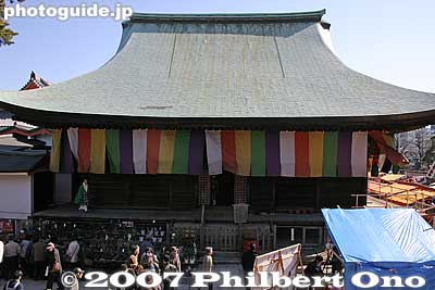 Rear view of Fudo Hall
Keywords: tokyo hino takahata fudoson kongoji buddhist temple
