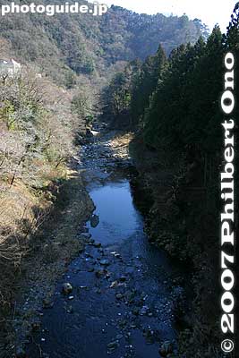 Akikawa River near the waterfall entrance
Keywords: tokyo hinohara-mura village akikawa river