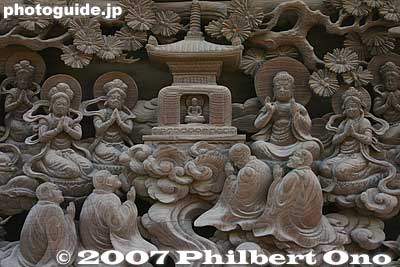 Keywords: tokyo katsushika-ku ward shibamata taishakuten temple wood carvings sculpture
