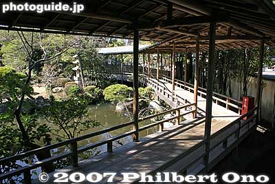 Garden hallway 庭園
Keywords: tokyo katsushika-ku ward shibamata taishakuten temple