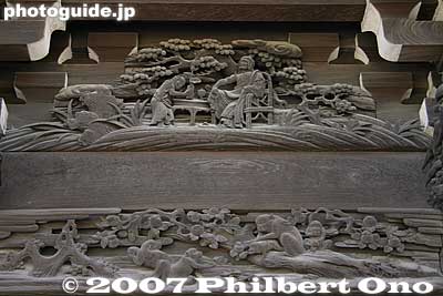 Nitenmon Gate carvings
Keywords: tokyo katsushika-ku ward shibamata taishakuten temple