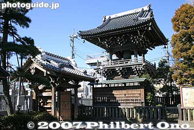 Daishoro (bell tower)
Keywords: tokyo katsushika-ku ward shibamata taishakuten temple