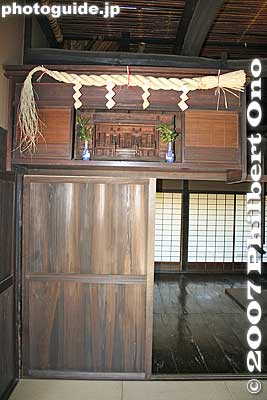 Household Shinto altar
Keywords: tokyo komae thatched roof minka home japanese style house
