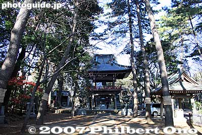 View after passing through the Sanmon Gate. Bell Tower ahead.
Keywords: tokyo komae buddhist temple senryuji soto-shu