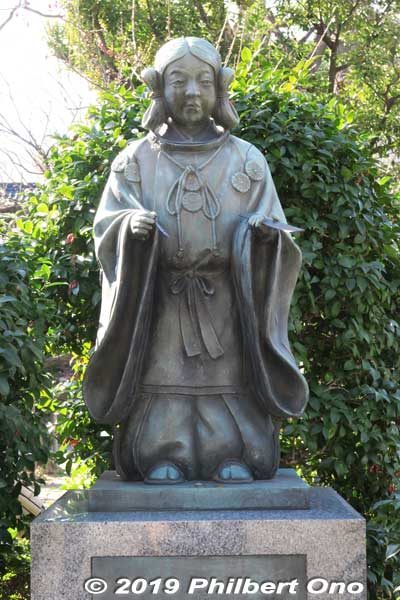 Statue of Sugawara Michizane as a child.
Keywords: tokyo koto-ku kameido tenmangu tenjin shrine jinja
