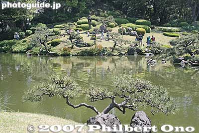 Keywords: tokyo koto-ku ward kiyosumi teien gardens pond