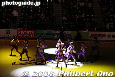 Halftime
Keywords: tokyo koto-ku ward ariake Colosseum Coliseum pro basketball game tokyo apache cheerleaders dance team women girls 
