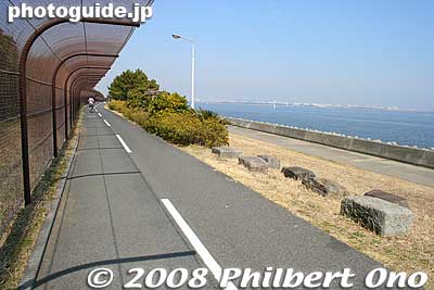 Cycling path 
Keywords: tokyo koto-ku wakasu park