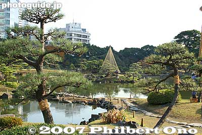 Pine trees and pond
Keywords: tokyo minato-ku ward kyu shiba rikyu garden pine trees pond