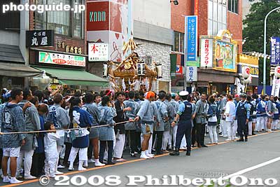 Keywords: tokyo musashino kichijoji autumn fall festival matsuri mikoshi portable shrine parade procession shinto street