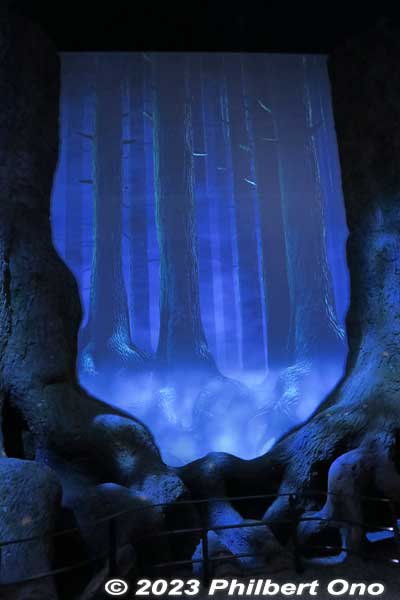 Dementors (evil beings) also fly around in the Forbidden Forest.
