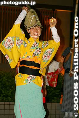 Keywords: tokyo nerima-ku nakamurabashi awa odori dance matsuri festival dancers women kimono matsuribijin