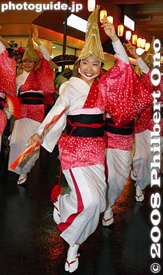 Keywords: tokyo nerima-ku nakamurabashi awa odori dance matsuribijin festival dancers women kimono