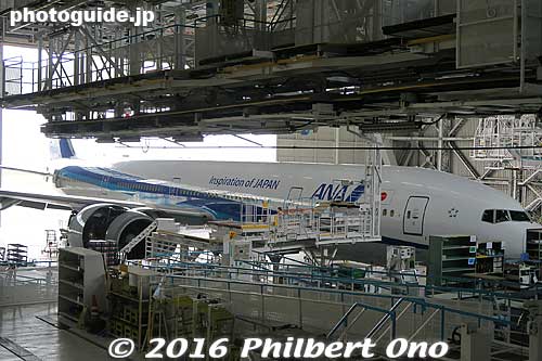 ANA's Boeing 787
Keywords: tokyo ota-ku haneda airport ANA maintenance facility planes boeing jets