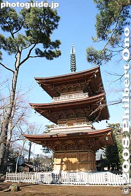 Keywords: tokyo setagaya-ku ward gotokuji buddhist zen soto-shu temple pagoda
