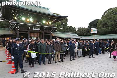 Crowd control and Meiji Shrine.
Keywords: tokyo shibuya-ku meiji shrine shinto