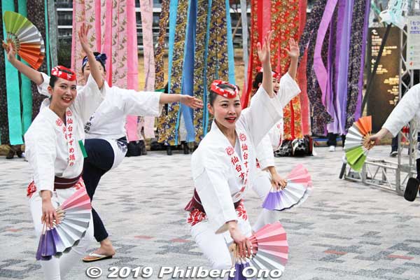 Sendai Suzume Odori dance. 
Keywords: tokyo shinjuku olympic national stadium