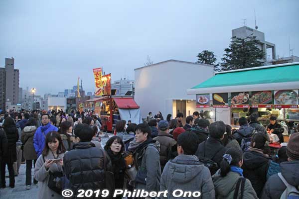 Food stalls.
Keywords: tokyo shinjuku olympic national stadium