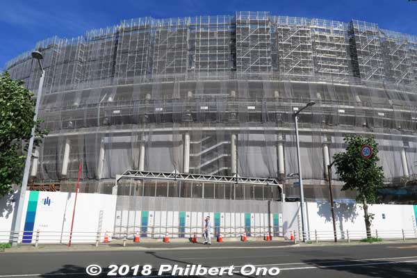 Passed by the Olympic Stadium in June 2018 when it was still under construction.
Keywords: tokyo shinjuku olympic national stadium