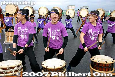 Keywords: tokyo marathon race runners big sight koto-ku taiko drummers matsuribijin kotosports japanteen