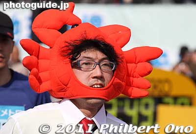 Crab (kani)
Keywords: tokyo koto-ku marathon runners big sight finish line 