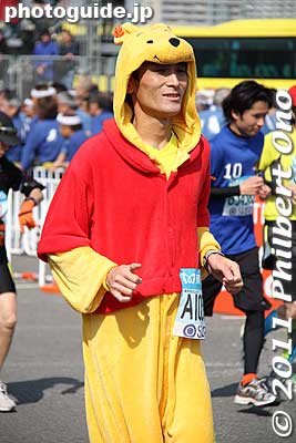 Winnie the Pooh
Keywords: tokyo koto-ku marathon runners big sight finish line 
