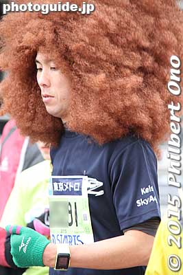 Afro hair
Keywords: tokyo marathon 2015 runners costumes cosplayers