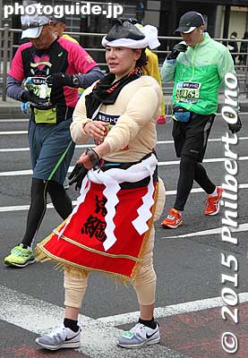 Yokozuna sumo wrestler
Keywords: tokyo marathon 2015 runners costumes cosplayers