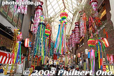 The tanabata decorations were quite impressive.
Keywords: tokyo suginami-ku asagaya tanabata matsuri festival star 