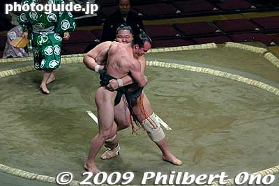 There are about 800 sumo wrestlers, called rikishi, and they belong to one of six divisions. Each day of the tournament starts in the morning with the lower divisions as you see here. They are skinnier and wear drab-looking black mawashi.
Keywords: tokyo ryogoku kokugikan sumo ozumo rikishi wrestlers japankokugikan
