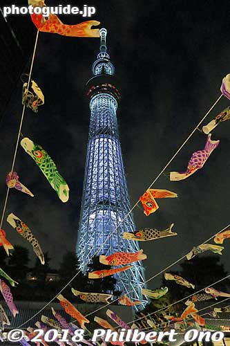 In early May, koinobori carp streamers are displayed for Children's Day at Tokyo Skytree.
Keywords: tokyo sumida-ku sky tree tower carp streamers koinobori matsuri5