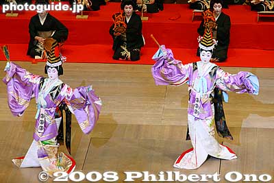 There were only four dancers, but they went through several costume changes onstage.
Keywords: tokyo taito-ku ward asakusa odori dance geisha festival women japanese kimono 