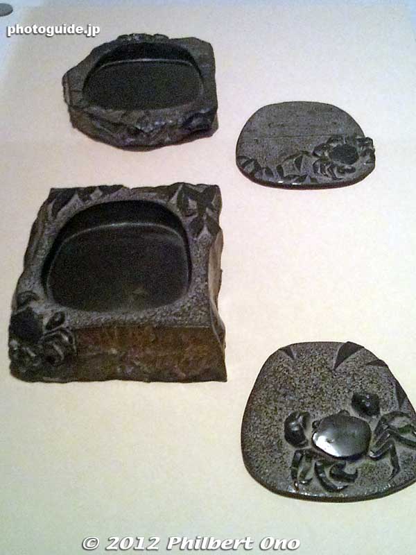 Ink wells made of stone.
Keywords: tokyo taito keno university art museum japanese american gaman