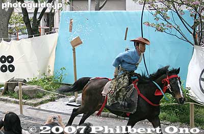 Bingo! Also see my [url=http://www.youtube.com/watch?v=kpbxg8tw7ic]YouTube video here.[/url]
Keywords: tokyo taito-ku ward asakusa yabusame horseback archery sumida park
