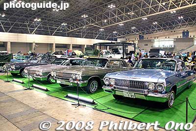 Chevy Impalas. I'd never seen so many Impalas in my life.
Keywords: tokyo chiba makuhari lowrider car show automobile vintage 
