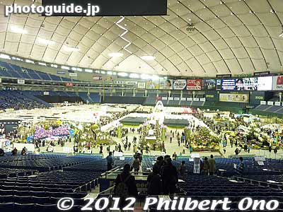 Total of 130 booths. Attendance was 183,114.
Keywords: tokyo dome orchid show festival japan grand prix flowers