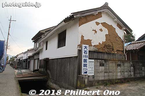 Earthquake damage on the plaster.
Keywords: tottori kurayoshi shirakabe Utsubuki-Tamagawa