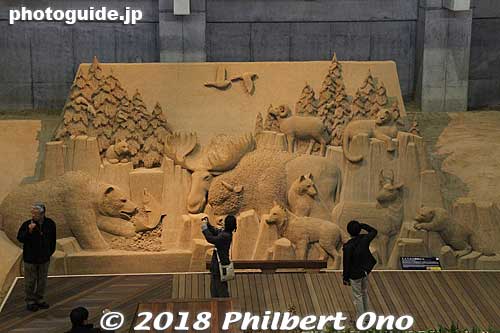 Wildlife
Keywords: tottori Sand Museum sculptures