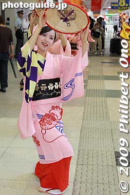 Yamagata Hanagasa Matsuri
Keywords: yamagata hanagasa matsuri festival tohoku flower hat dancers woman girls women kimono matsuribijin