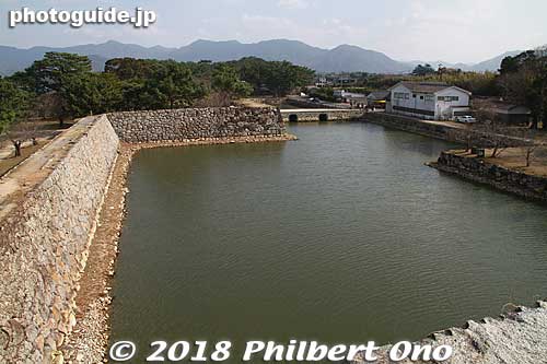 Views from Hagi Castle's main tenshu tower foundation.
Keywords: yamaguchi hagi castle