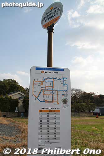 Maaru bus stop at Hagi Castle.
Keywords: yamaguchi hagi