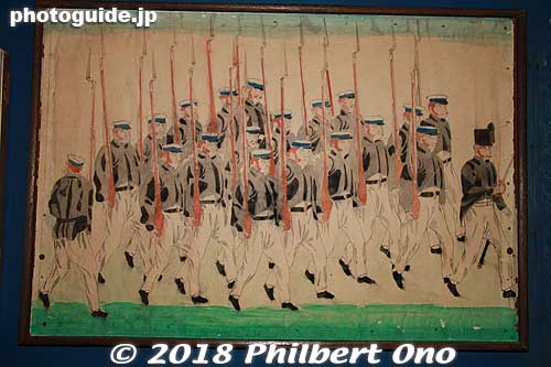 Commodore Perry's troops.
Keywords: yamaguchi hagi yoshida shoin history museum