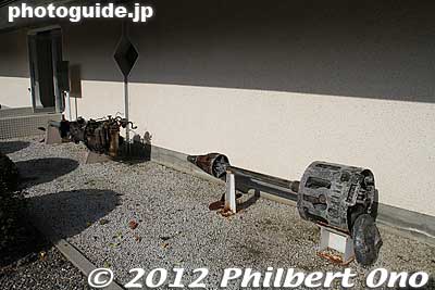 Kaiten engine remnants.
Keywords: yamaguchi ozushima island kaiten human manned torpedo suicide memorial museum