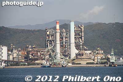 Tokuyama's coast is lined with industry.
Keywords: yamaguchi shunan tokuyama