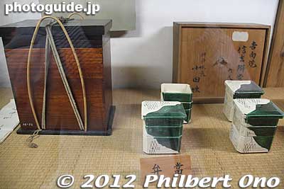 Bento lunch boxes
Keywords: yamaguchi yanai Muroyano-sono museum traditional townscape