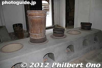 Kitchen stove
Keywords: yamaguchi yanai Muroyano-sono museum traditional townscape